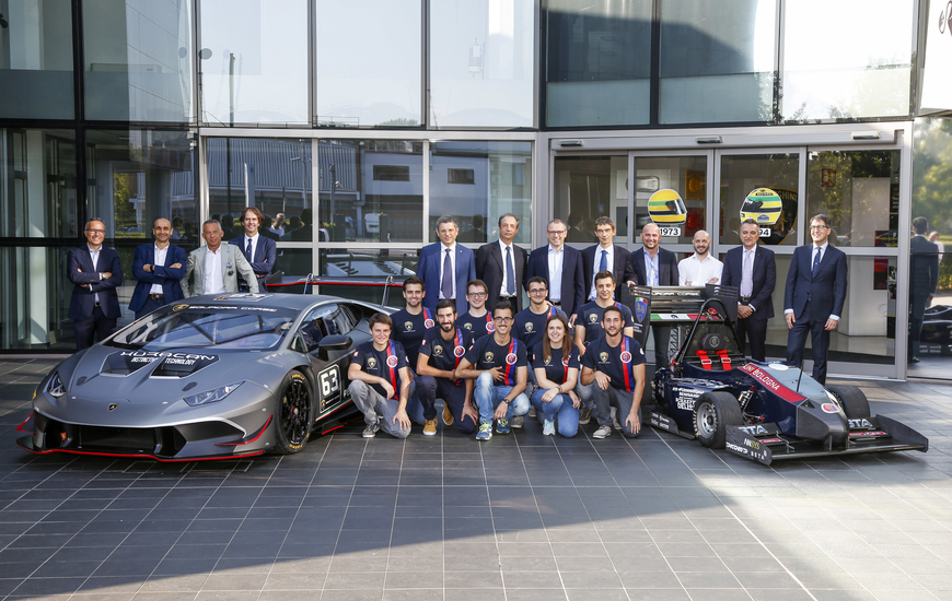 Il board di Lamborghini e il team UniBo Motorsport