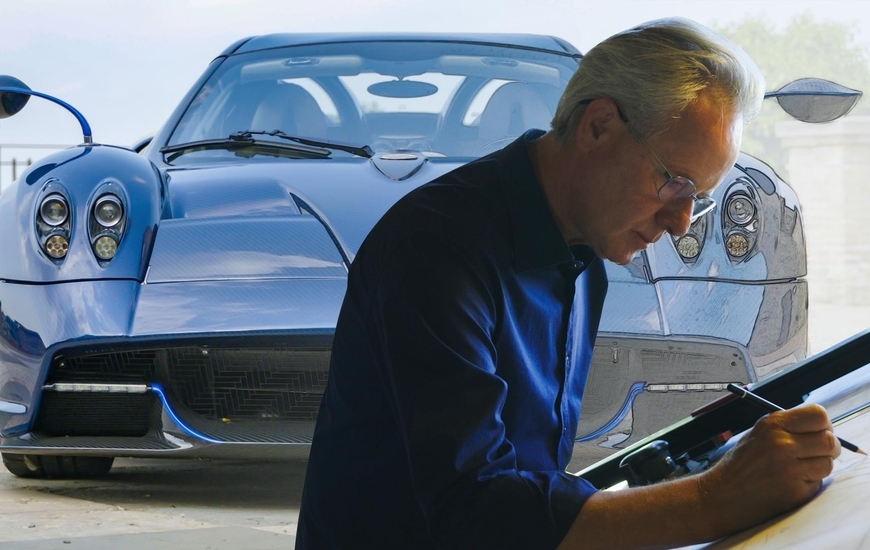 Horacio Pagani al lavoro