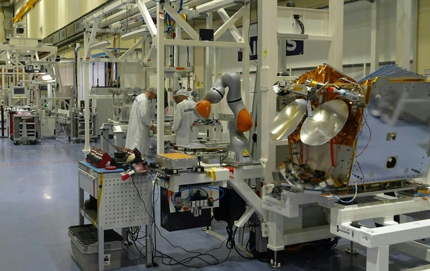 OneWeb satellite in production-Copyright Airbus