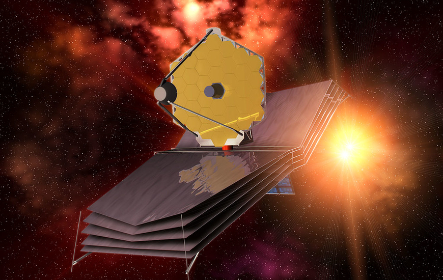 Il James Webb Space Telescope (Credito: ESA)