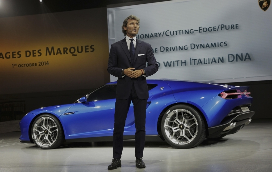 Stephan Winkelmann con Asterion (Ph. Lamborghini)