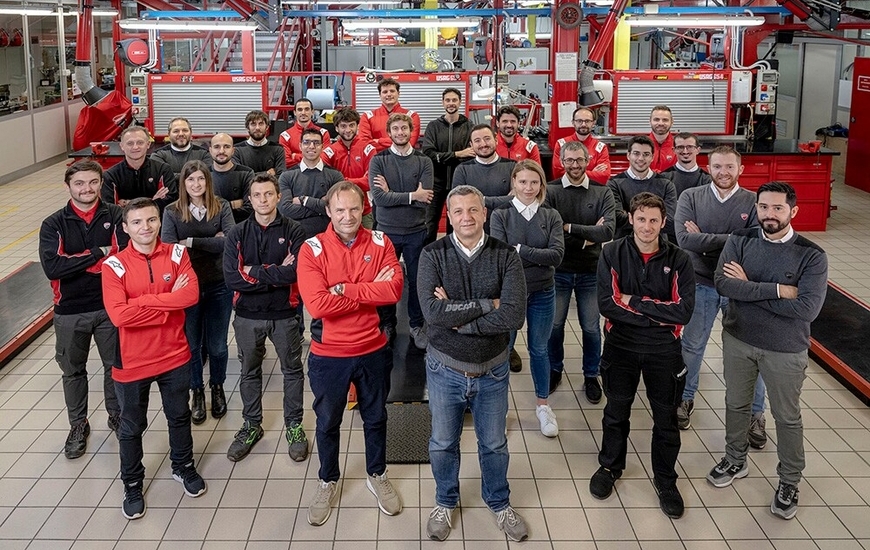 Il team di MotoE (Ph. Ducati)