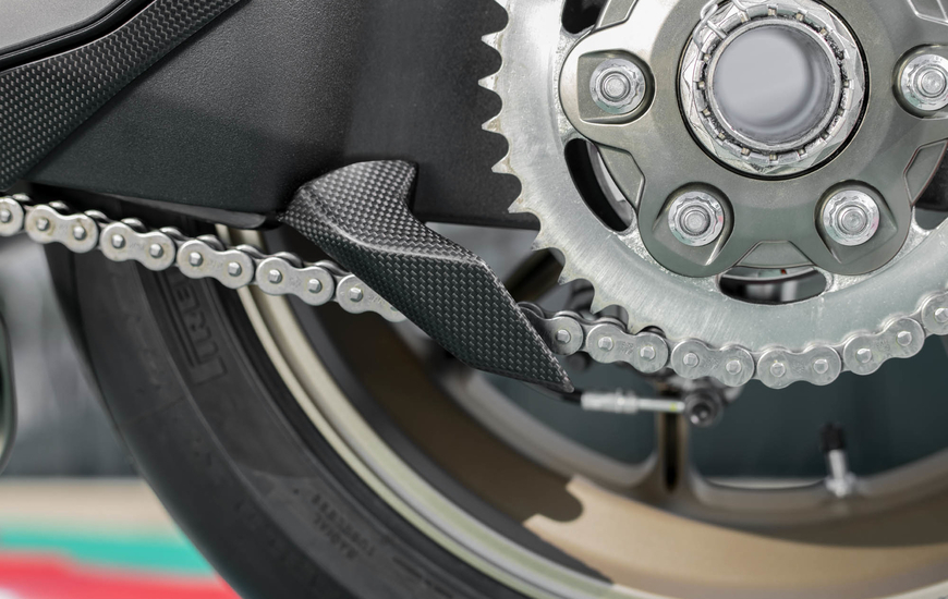 Pinna catena in carbonio per Panigale V4