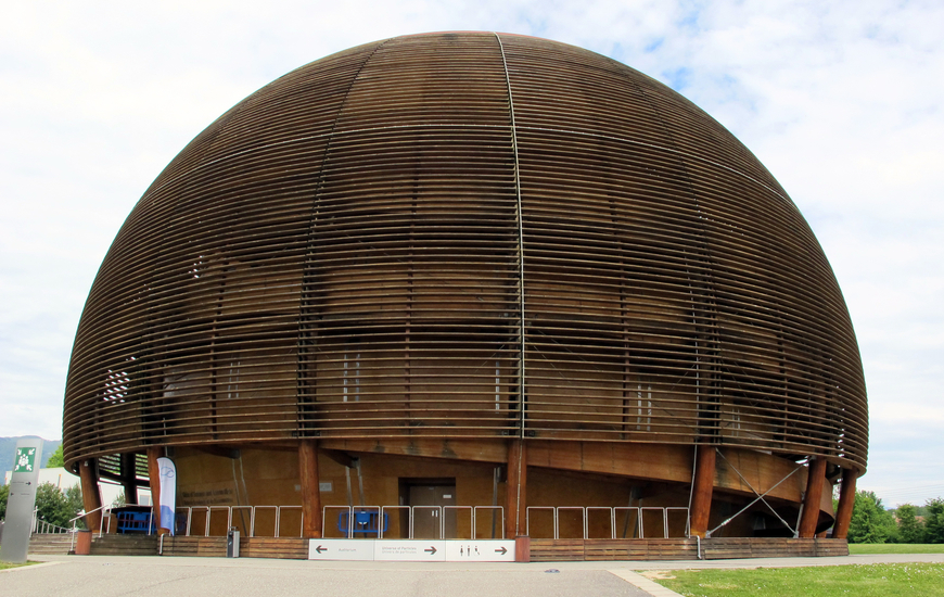 Il centro visitatori del Cern a Ginevra