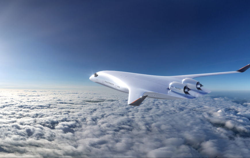 Il render del dimostratore JetZero