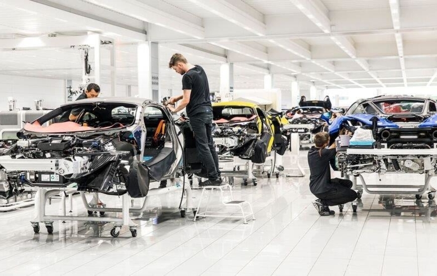 McLaren Automotive, le linee di produzione