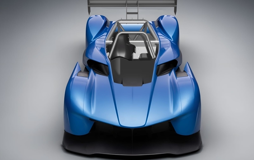 Render della vettura