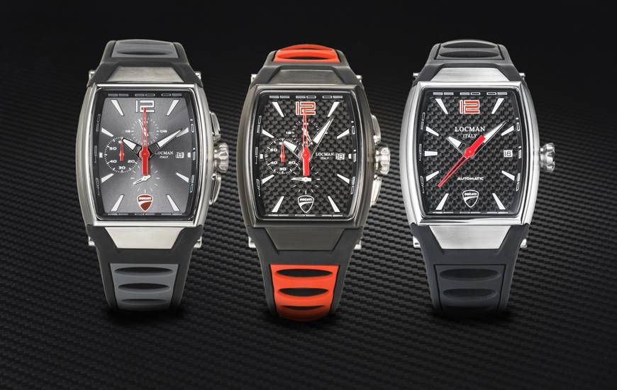 Gli orologi Ducati-Locman in carbonio